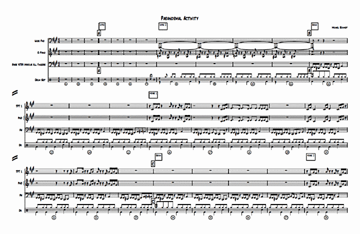 Paranormal Activity MF3 - Full Score (g)